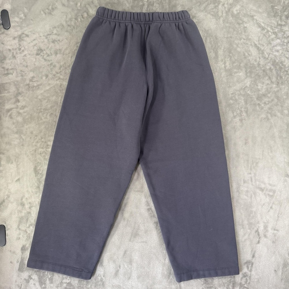 Fear Of God Essentials Sweatpants Mens XS Gray Fleece Joggers Logo Elastic Waist - Picture 9 of 16